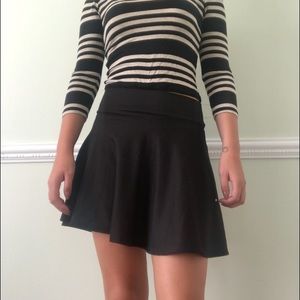 Black Skater Skirt